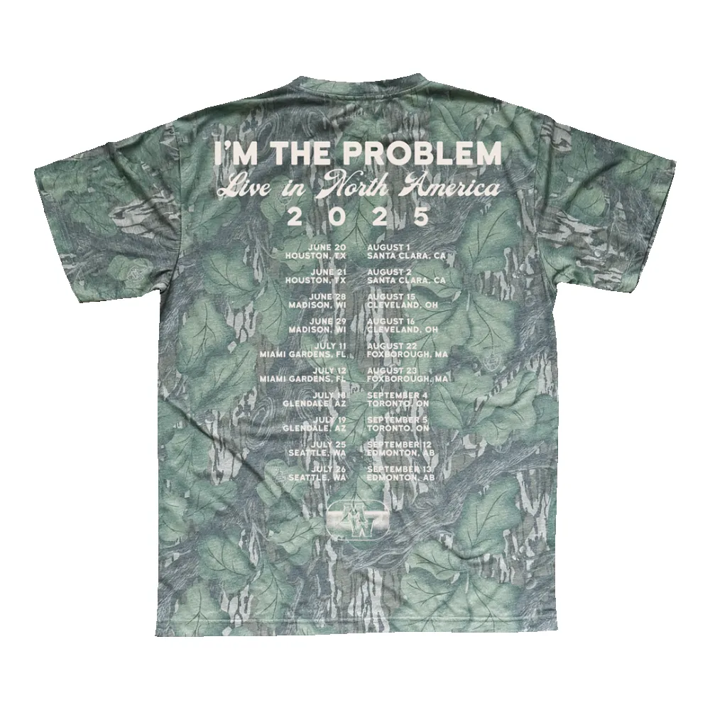 I’m The Problem Tour Camo T-Shirt sold by Morgan Wallen product image thumbnail 2