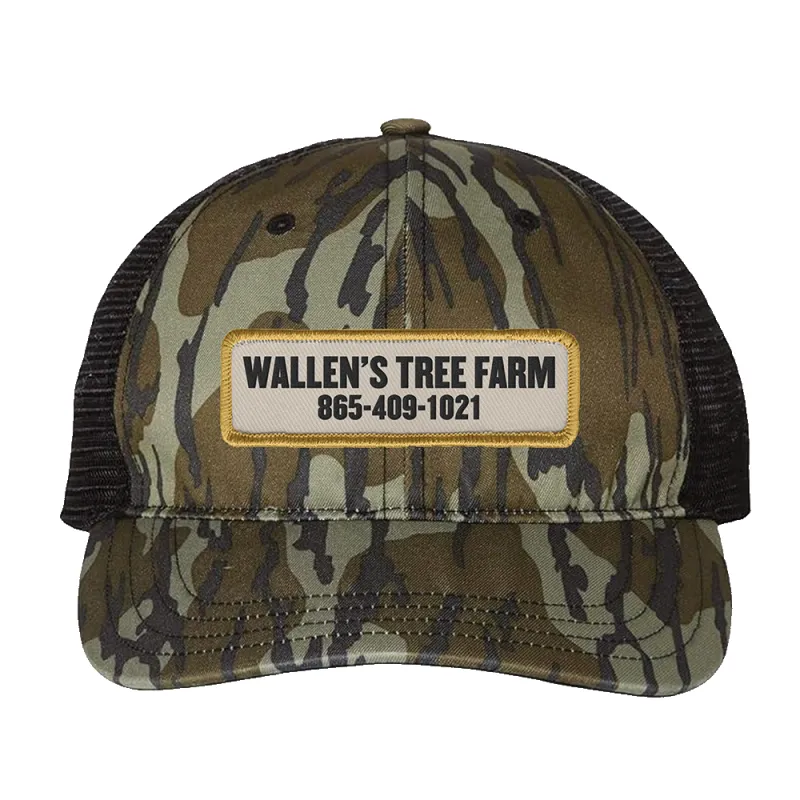 Wallen's Tree Farm Camo Hat sold by Morgan Wallen