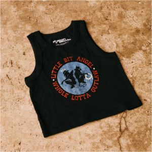 Whole Lotta Outlaw Black Tank Top sold by Morgan Wallen