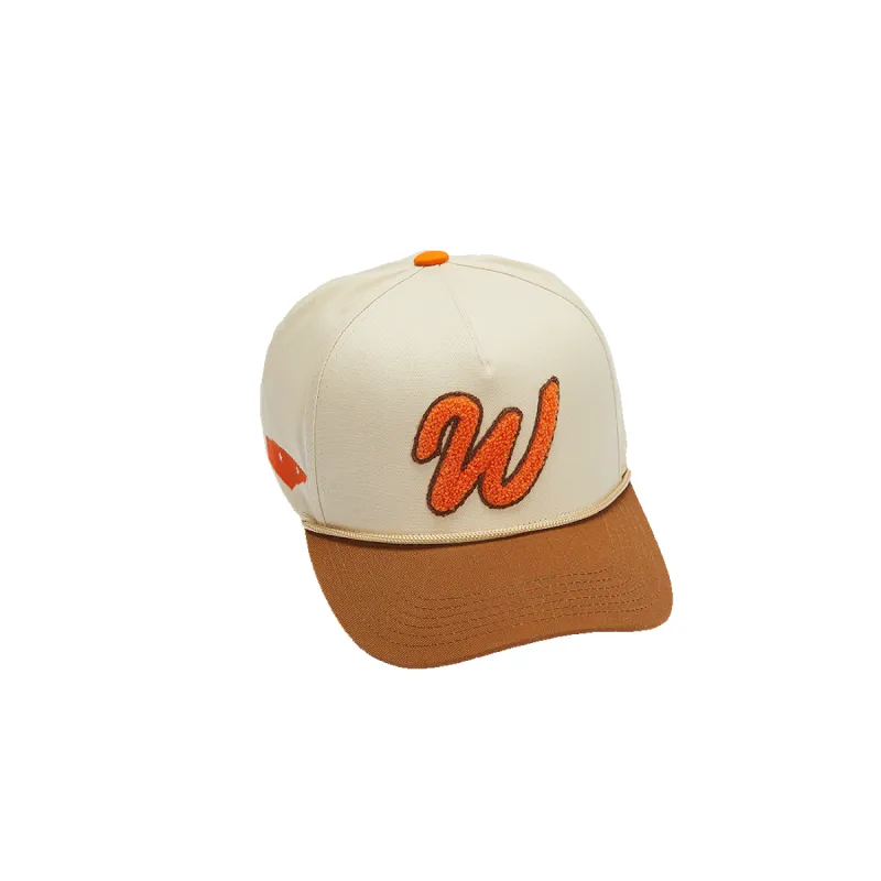 "W" Cream Baseball Hat sold by Morgan Wallen