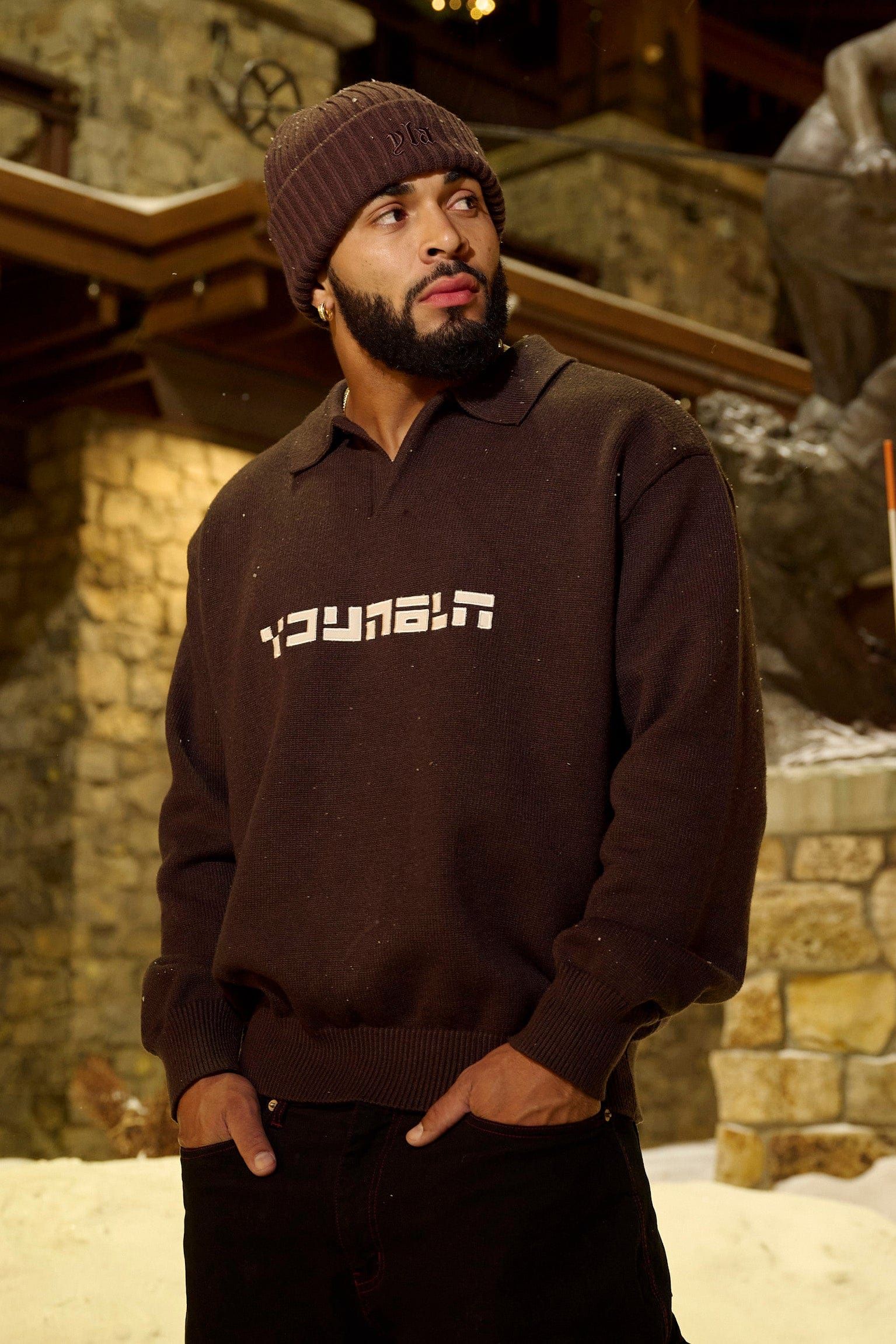 508 - Knitted Polo Longsleeves sold by YoungLA product image thumbnail 4