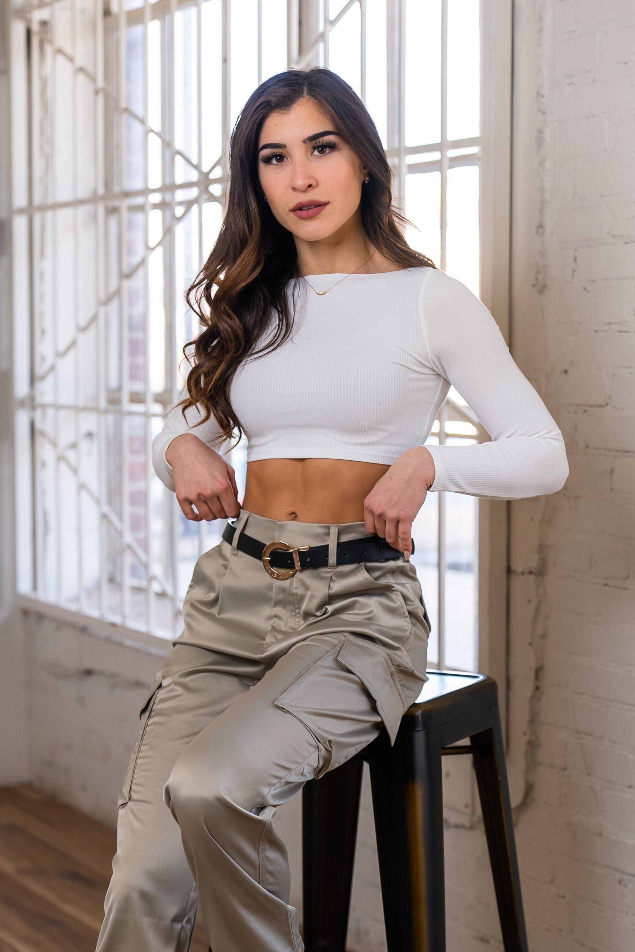 W419 Grace Cropped Top sold by YoungLA product image thumbnail 2