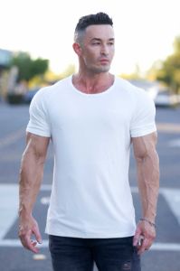 422 Fitted Delt Tee sold by YoungLA