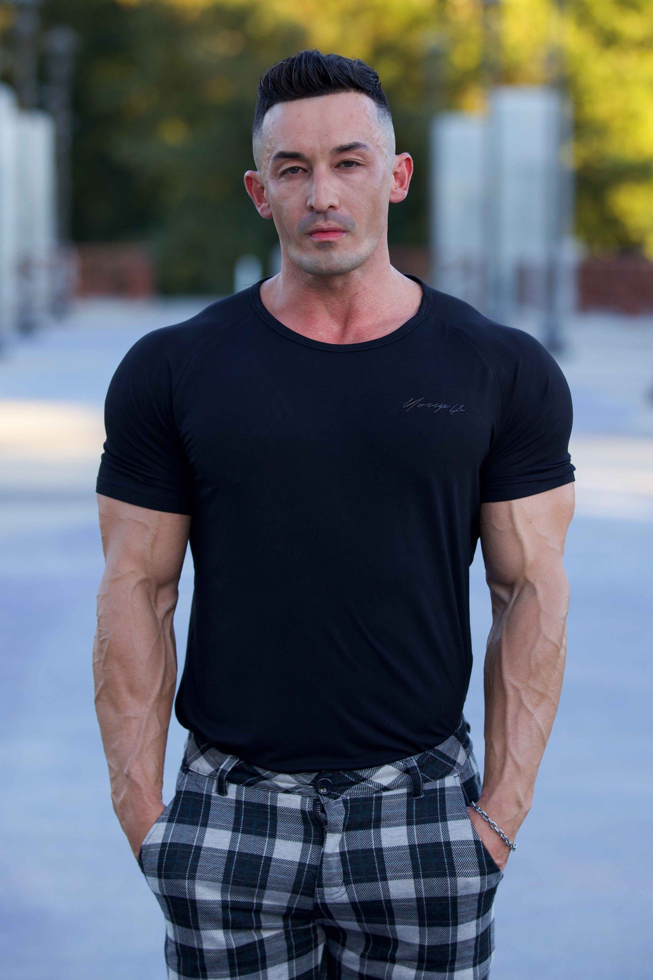 422 Fitted Delt Tee sold by YoungLA product image thumbnail 5