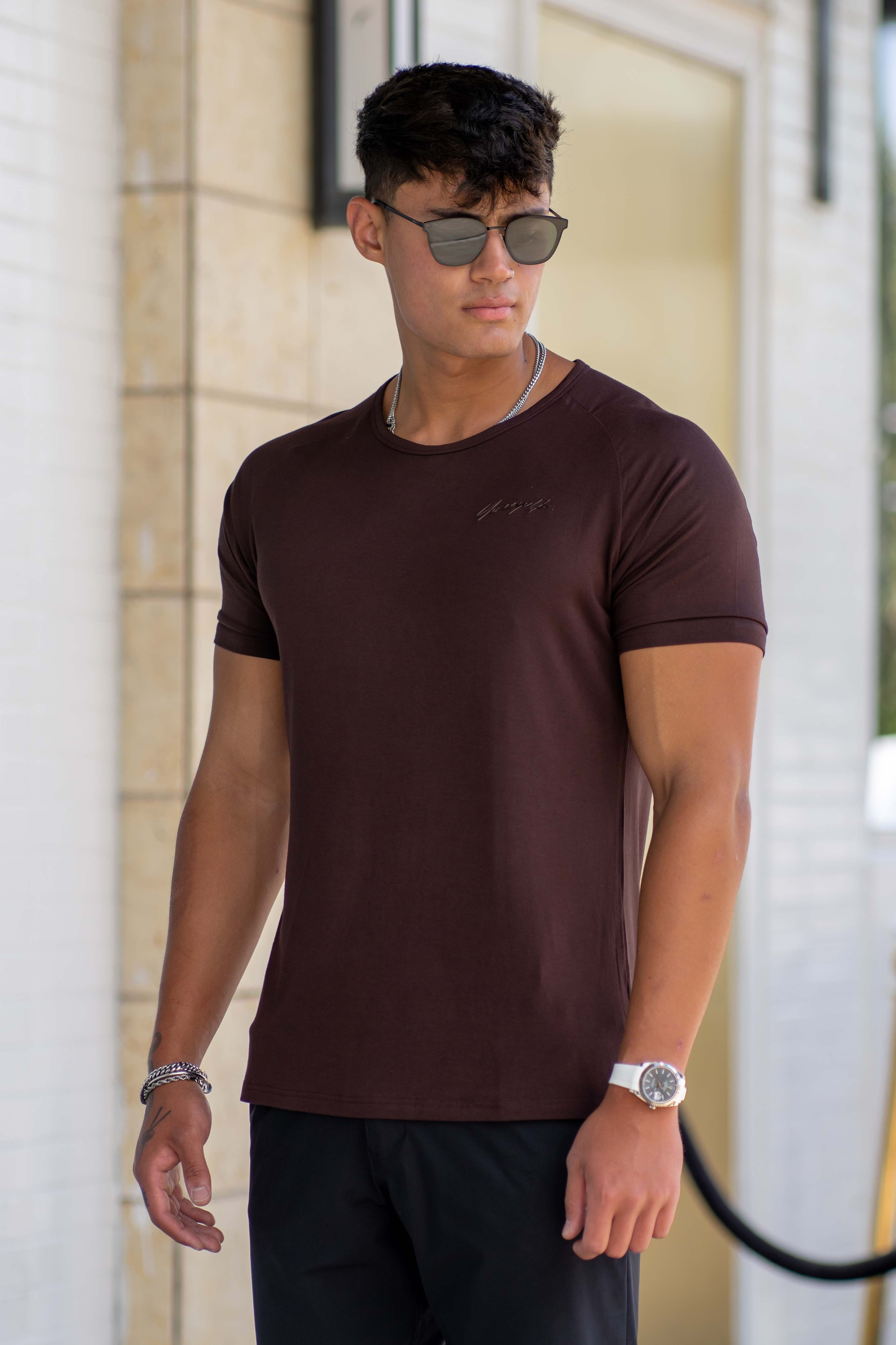 422 Fitted Delt Tee sold by YoungLA product image thumbnail 2