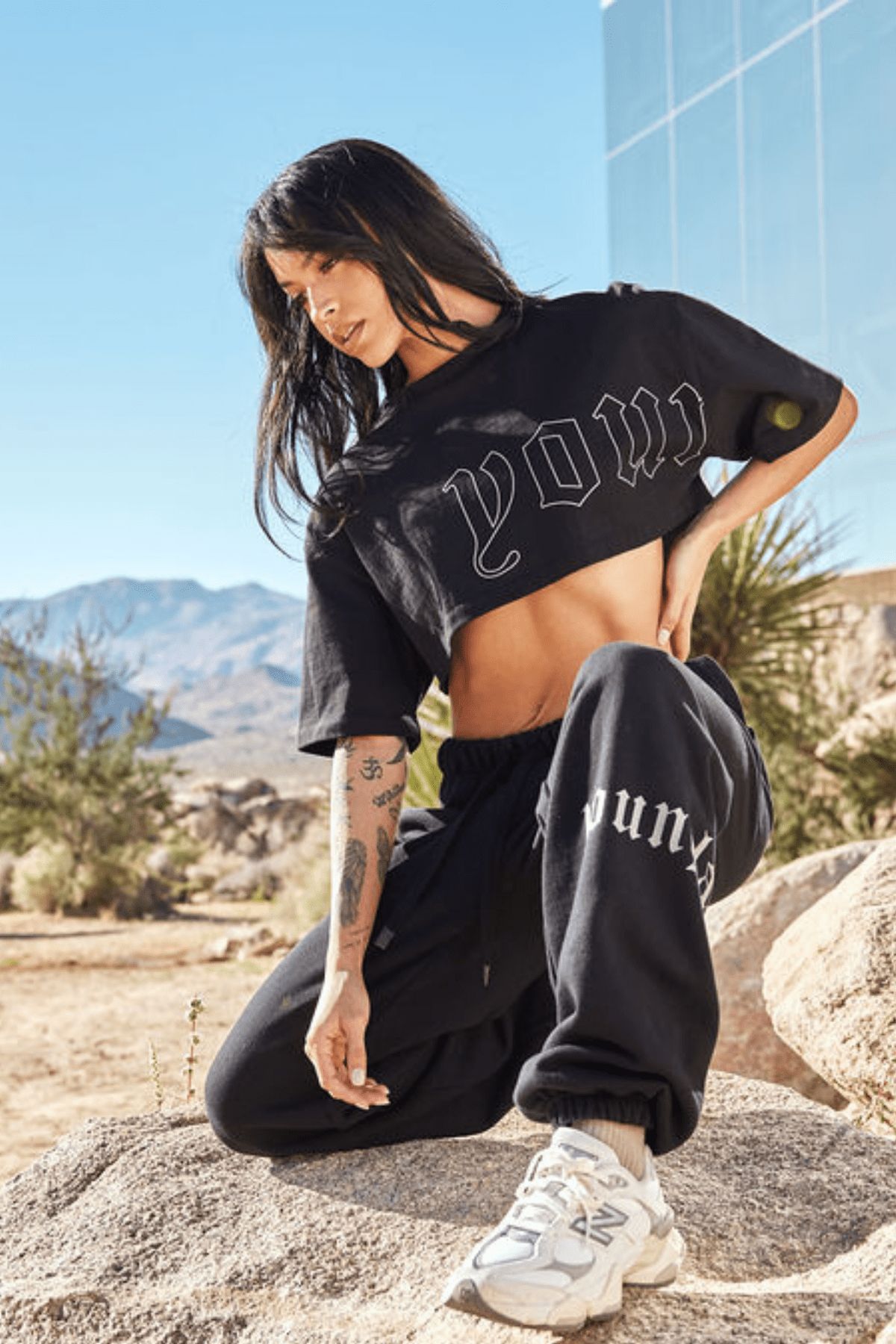 W436 - Urban Crop Tee sold by YoungLA product image thumbnail 2