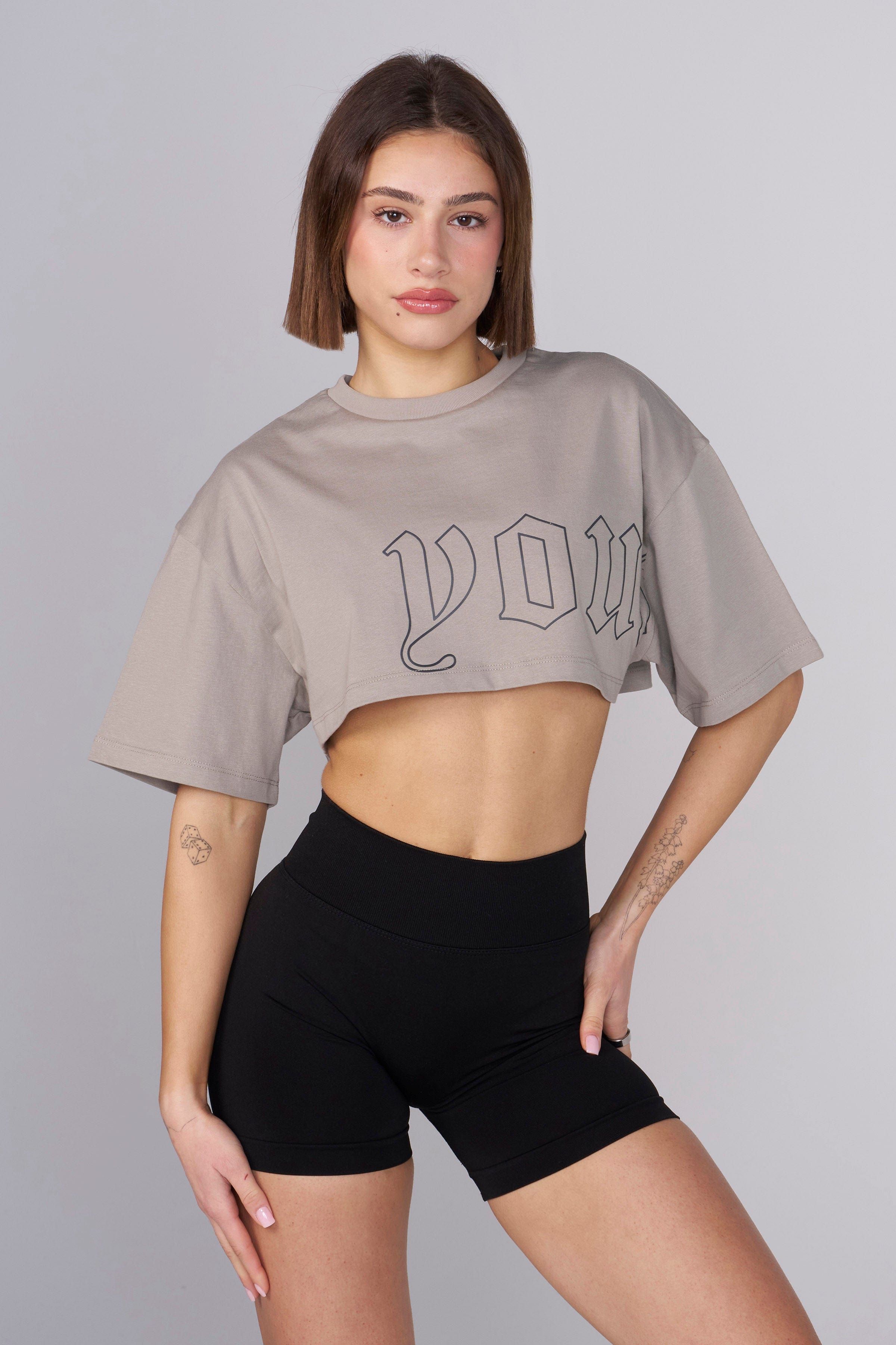 W436 - Urban Crop Tee sold by YoungLA product image thumbnail 4