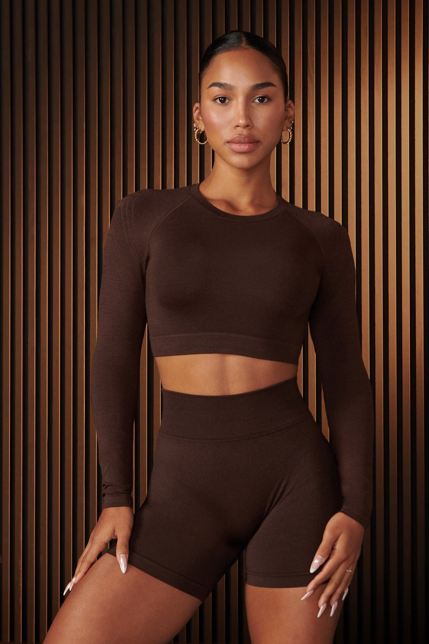 W430 - Curve Seamless Long Sleeve sold by YoungLA product image thumbnail 2