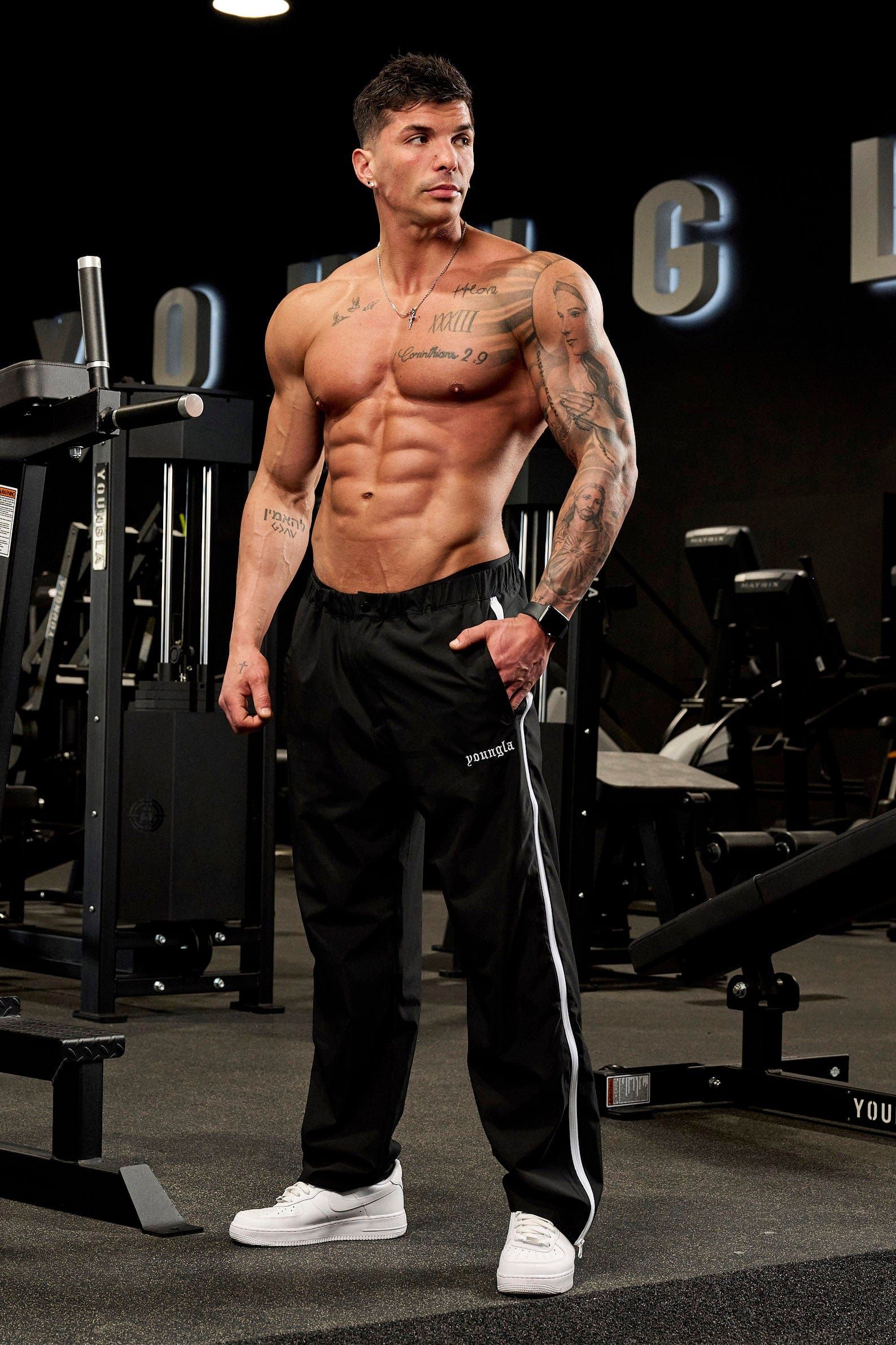 246 - Side Zipper Joggers sold by YoungLA product image thumbnail 2