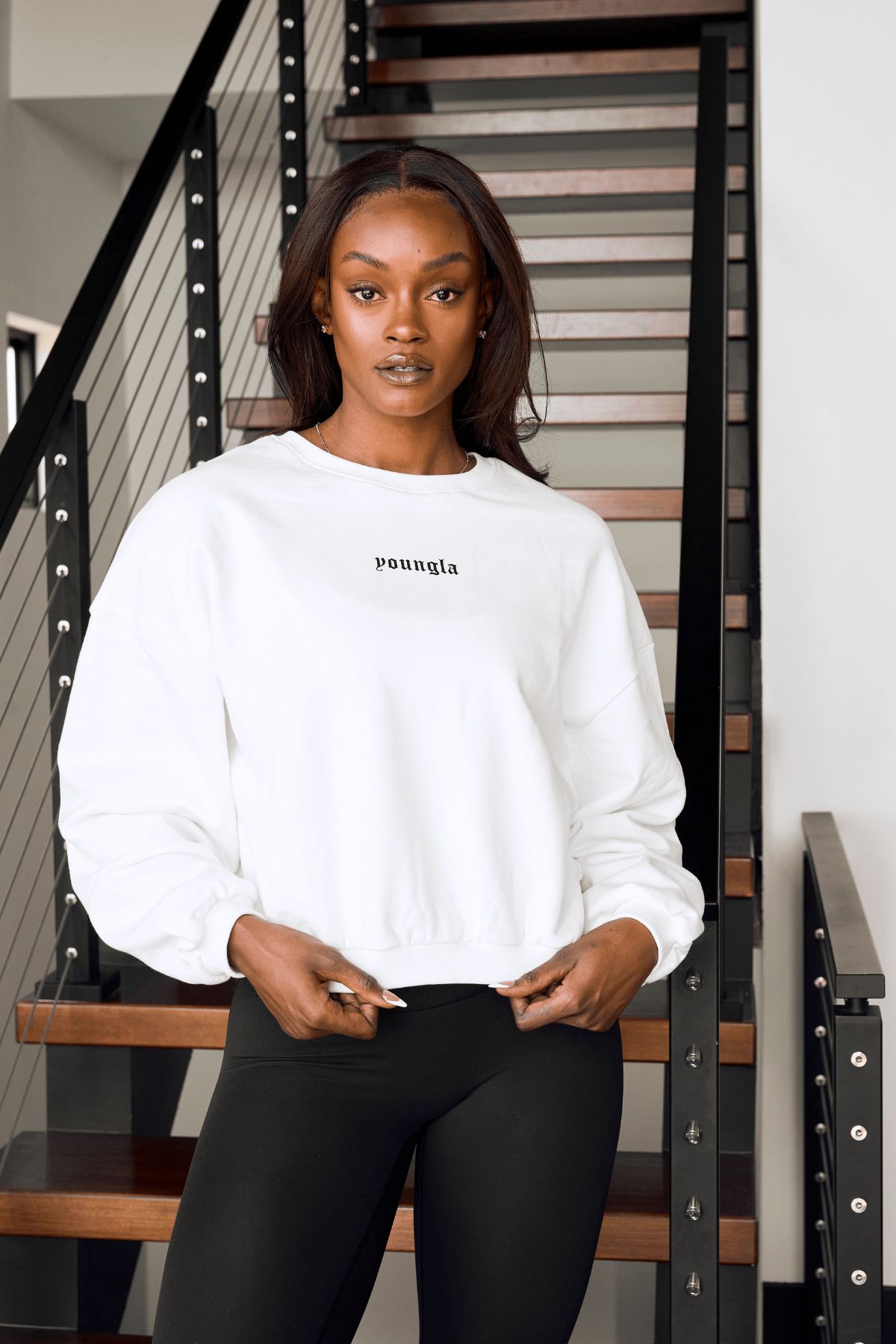 W513 - Willow Crewneck sold by YoungLA product image thumbnail 5
