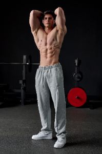 229 - Frontline Sweat Pants sold by YoungLA