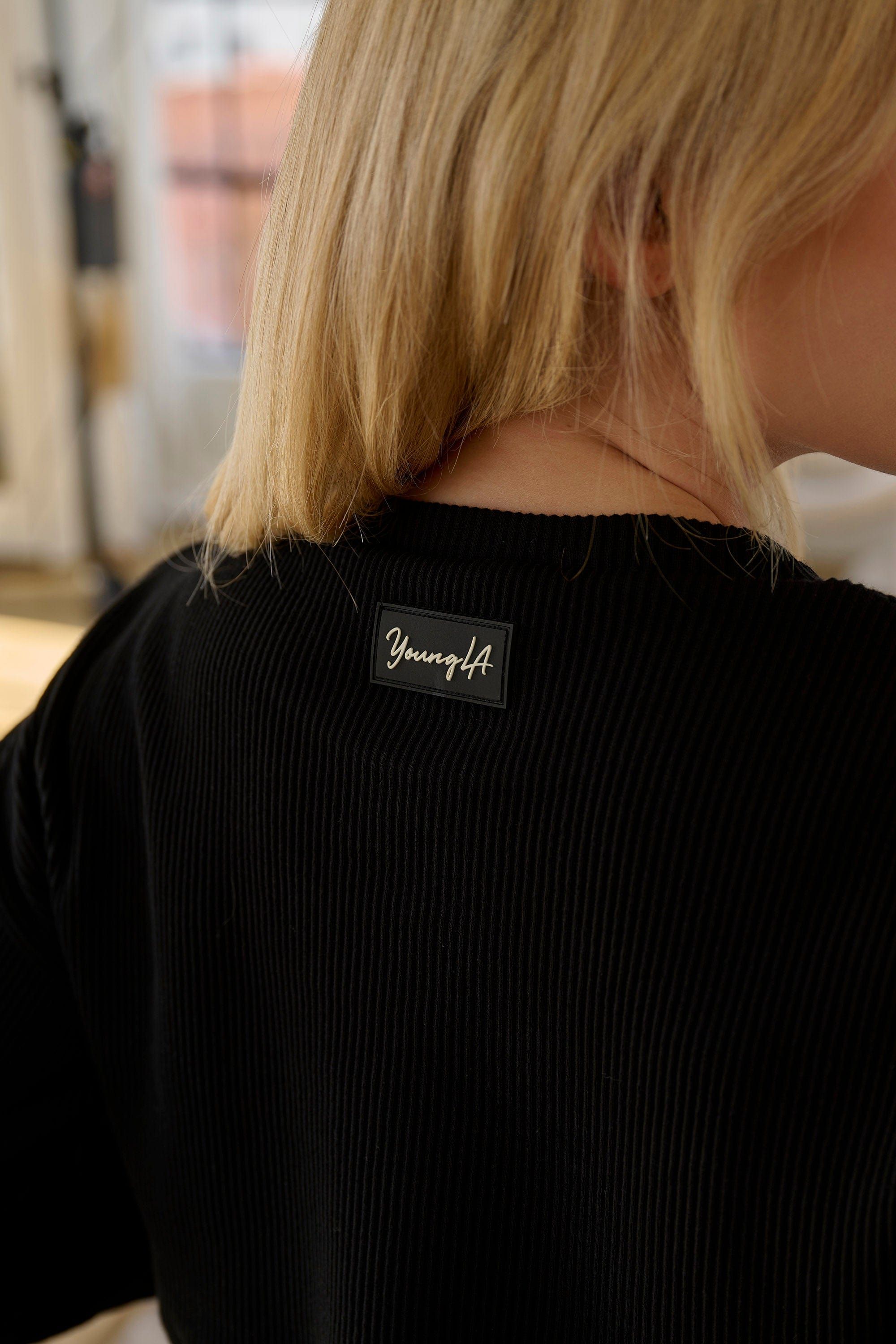 W413 Peachy Cropped Long Sleeve sold by YoungLA product image thumbnail 7