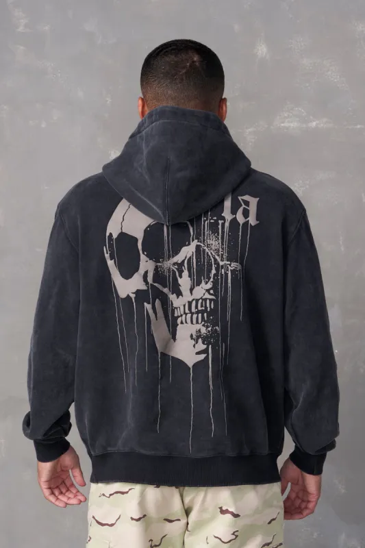 551 - Drippy Skull Hoodie sold by YoungLA