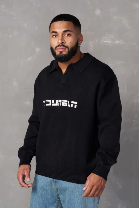 508 - Knitted Polo Longsleeves made by YoungLA