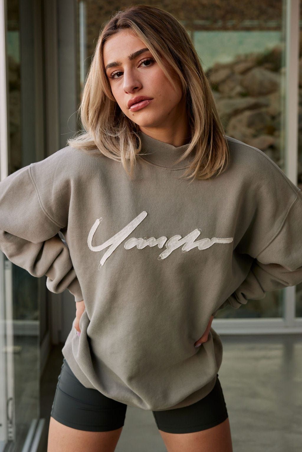 W521 - Urban Crewneck sold by YoungLA product image thumbnail 2