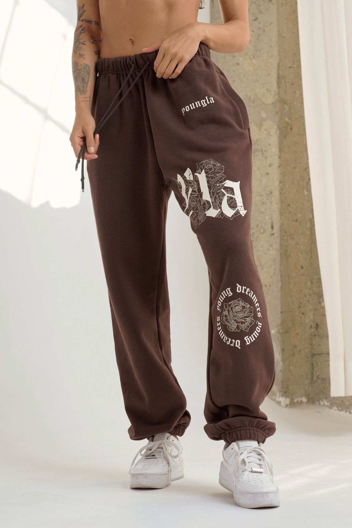 W224 Rose Joggers sold by YoungLA product image thumbnail 2