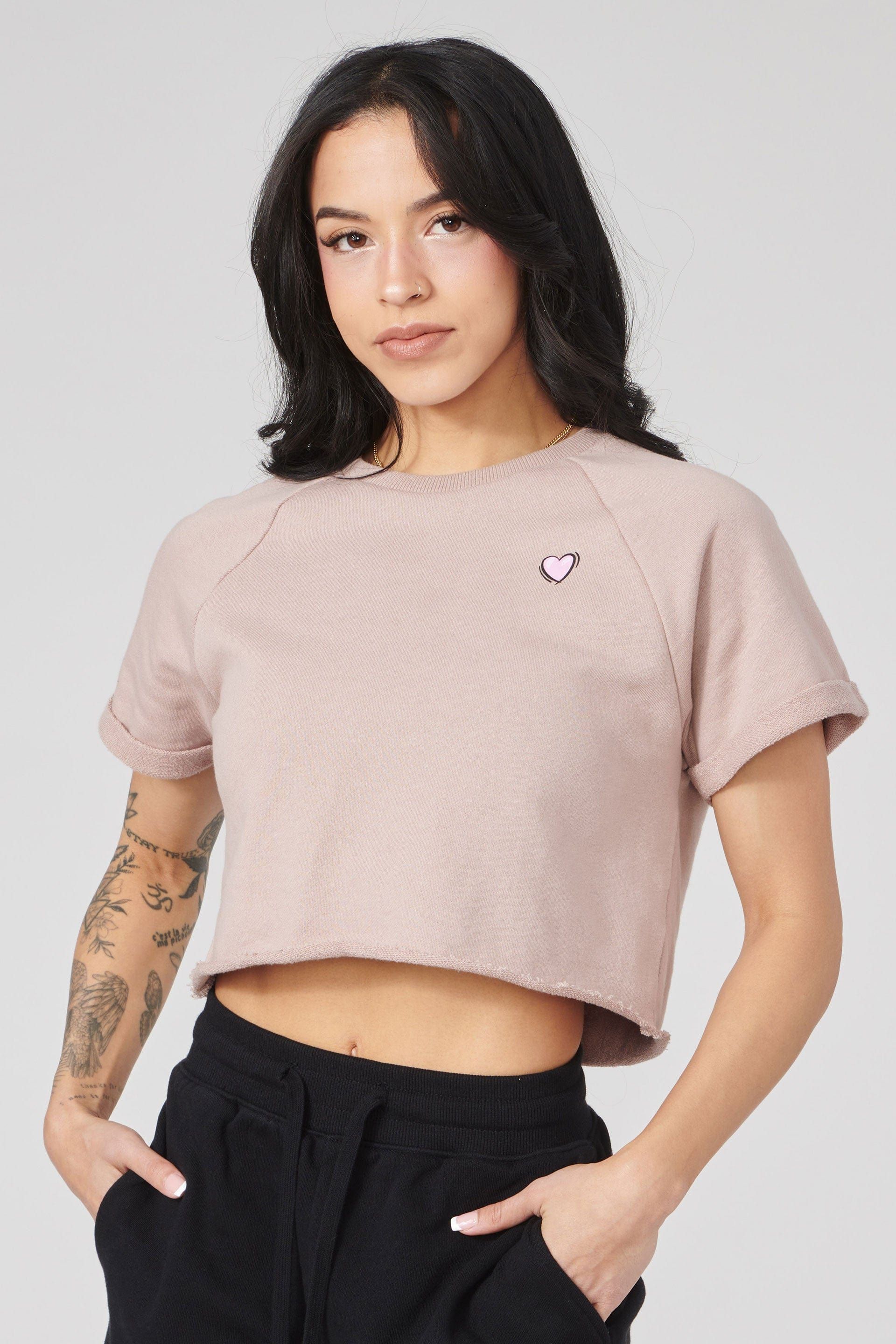 W411 Raglan Cropped Tee sold by YoungLA product image thumbnail 3