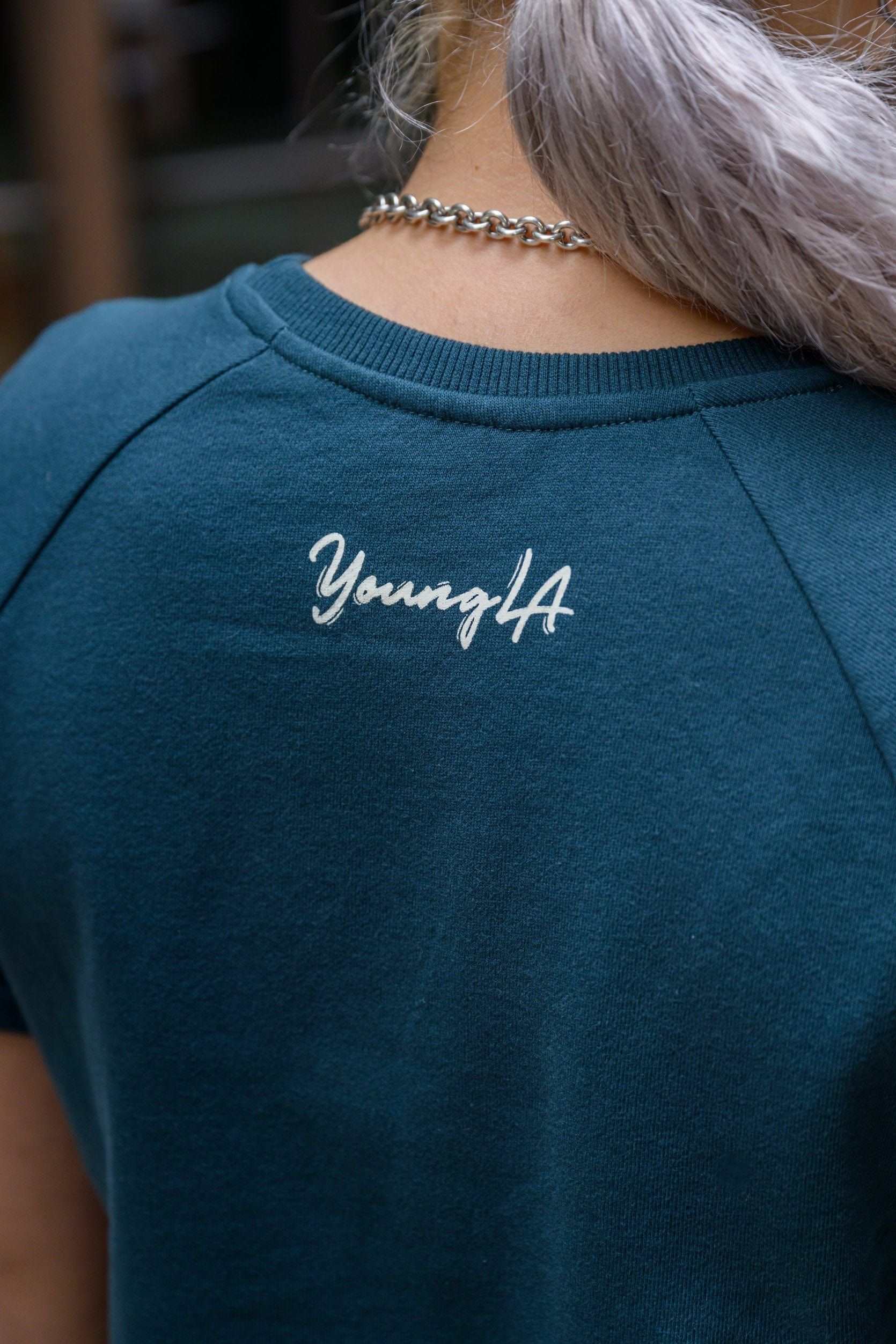 W411 Raglan Cropped Tee sold by YoungLA product image thumbnail 9