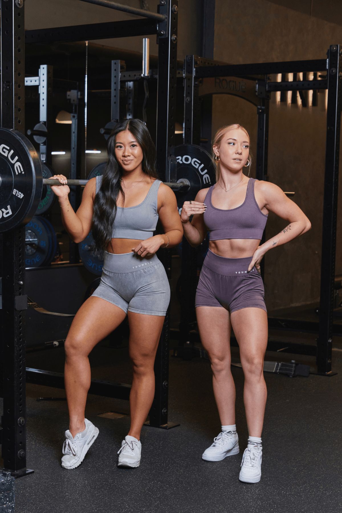 W315 Carbon Ribbed Sports Bra sold by YoungLA product image thumbnail 5