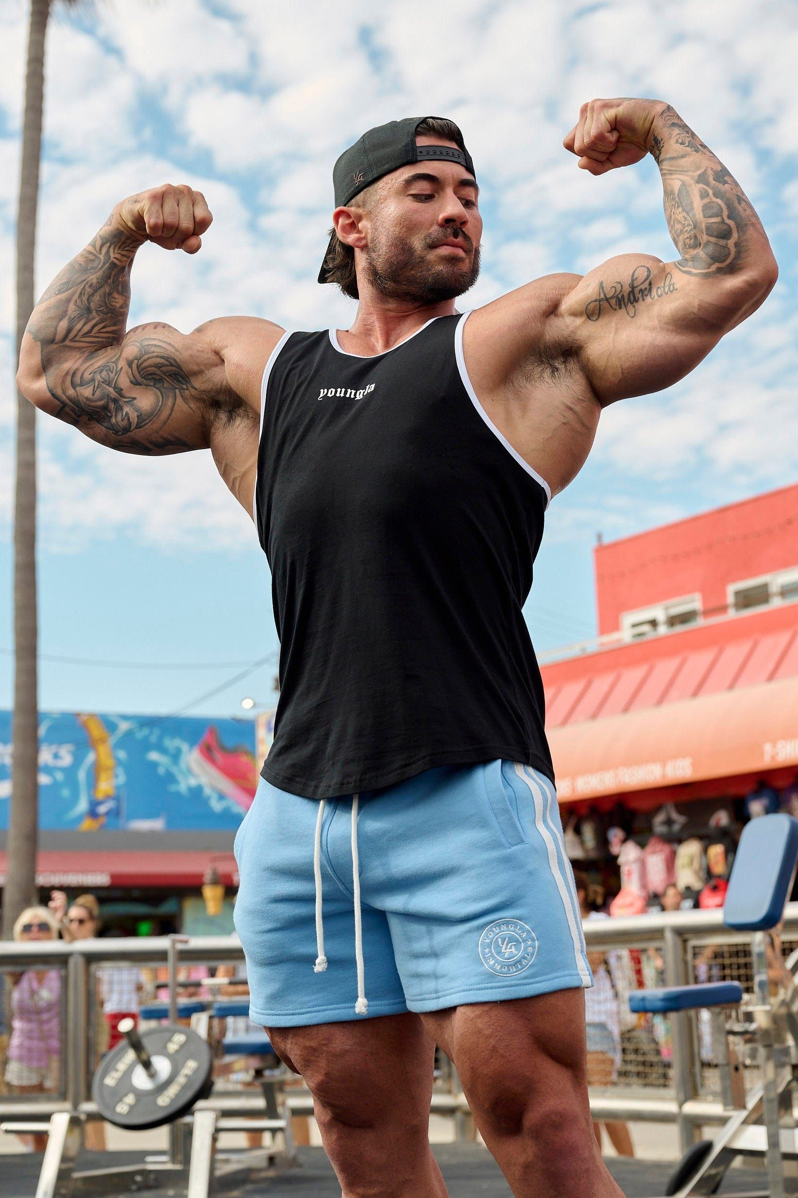 137 - Golden Era Bodybuilding Shorts sold by YoungLA product image thumbnail 3