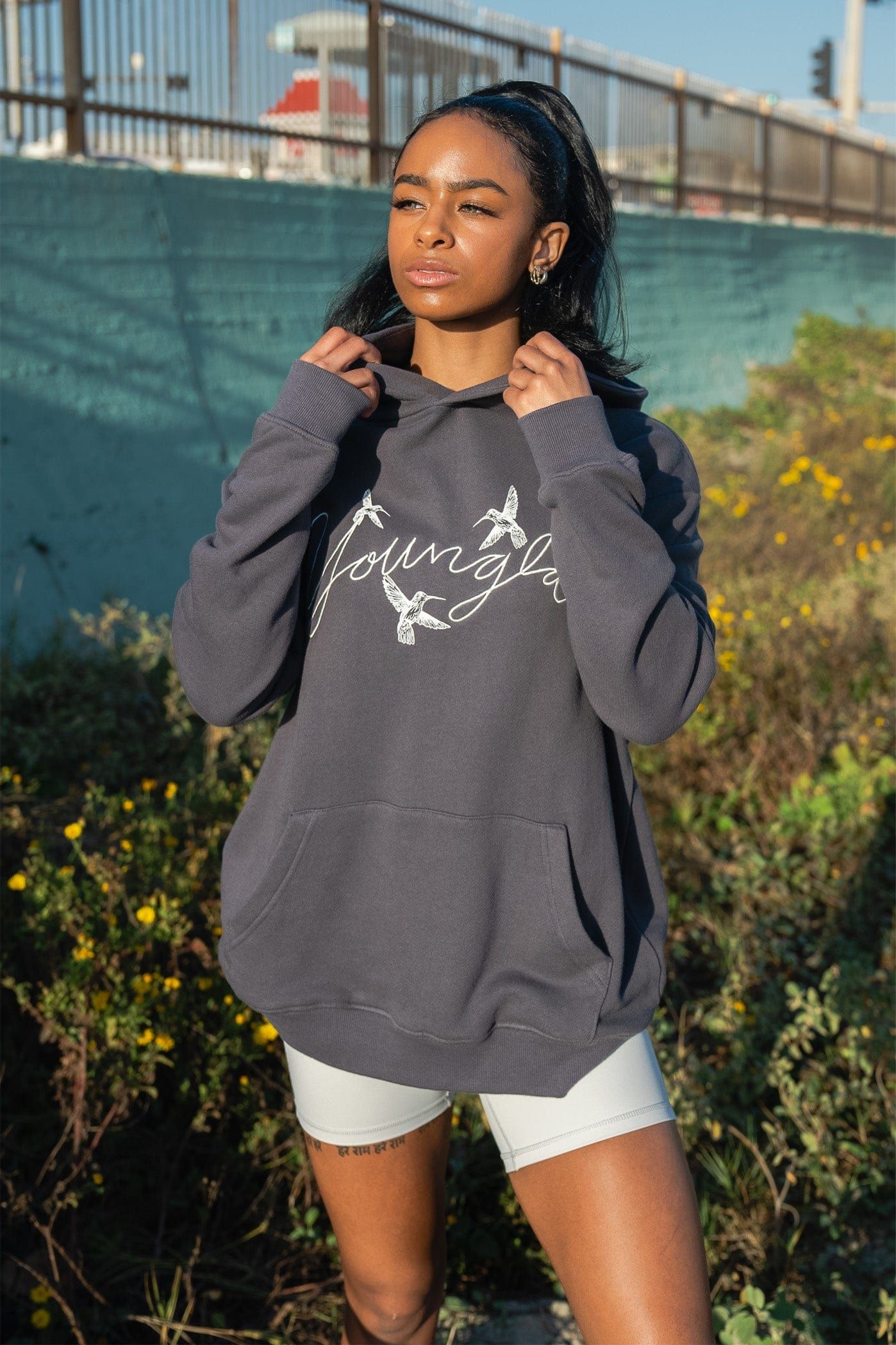 W509 Hummingbird Oversized Hoodie sold by YoungLA product image thumbnail 7