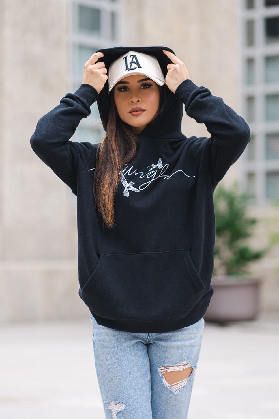 W509 Hummingbird Oversized Hoodie sold by YoungLA product image thumbnail 4