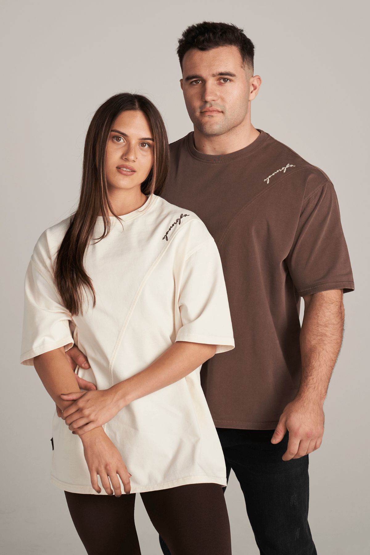 W431 - Curve Oversize Tee sold by YoungLA product image thumbnail 2
