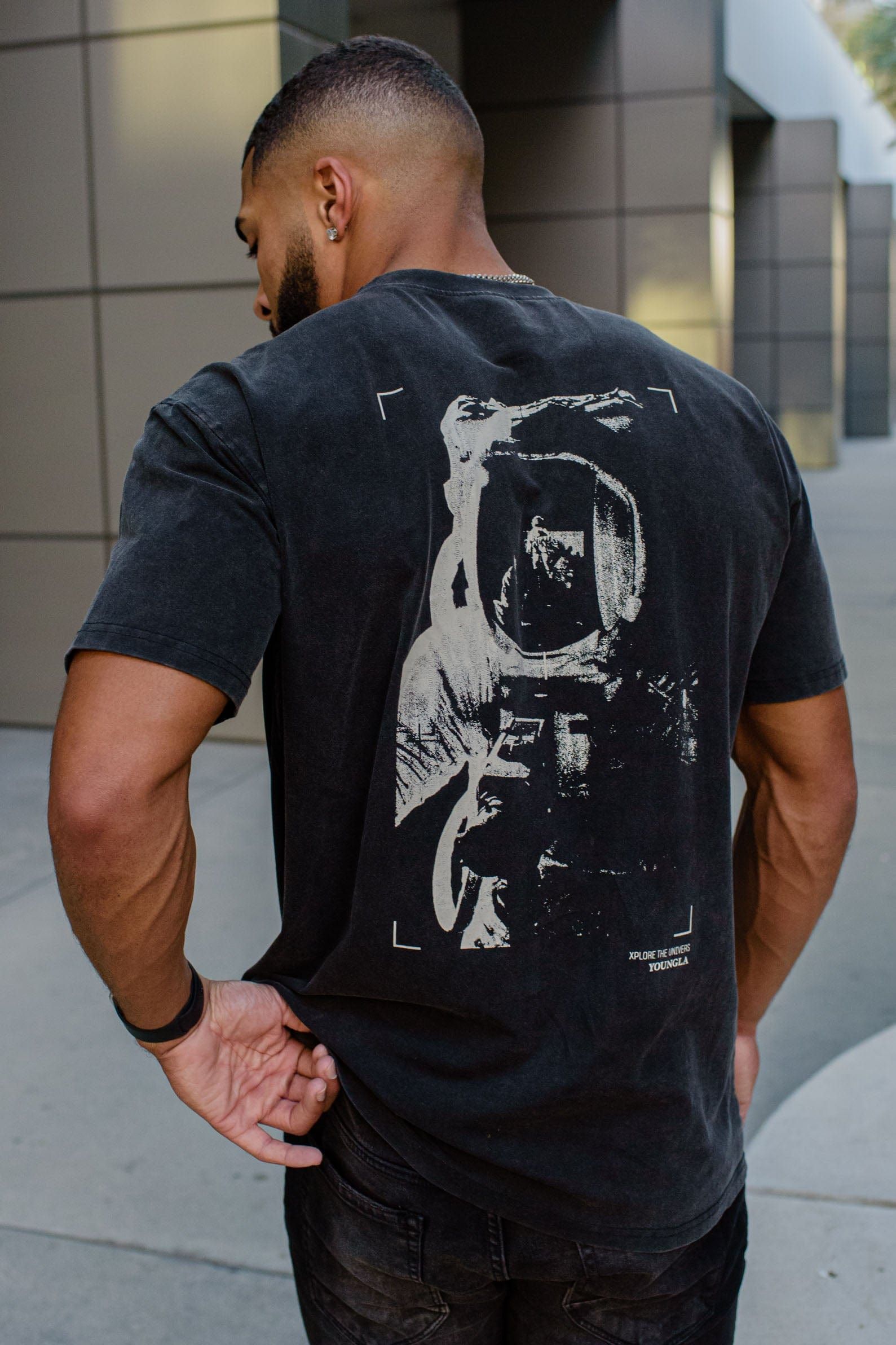 449 Washed Drip Tees sold by YoungLA product image thumbnail 5