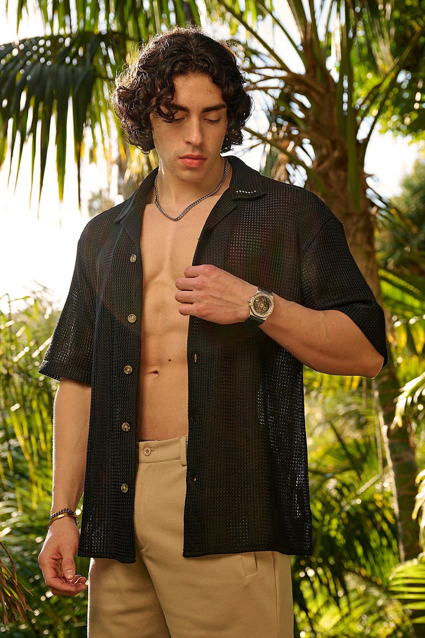 4036 - Crochet Shirts sold by YoungLA product image thumbnail 4