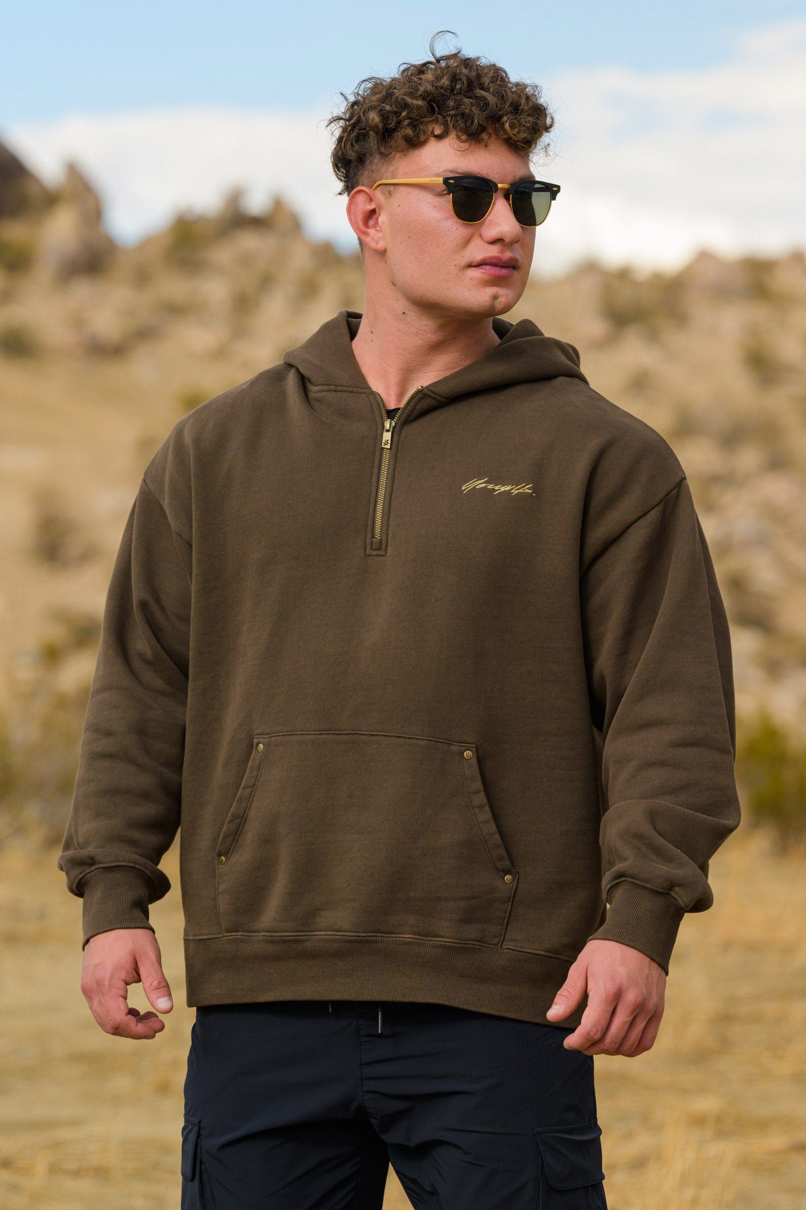 509 Rivet Quarter Zip Hoodie sold by YoungLA product image thumbnail 4