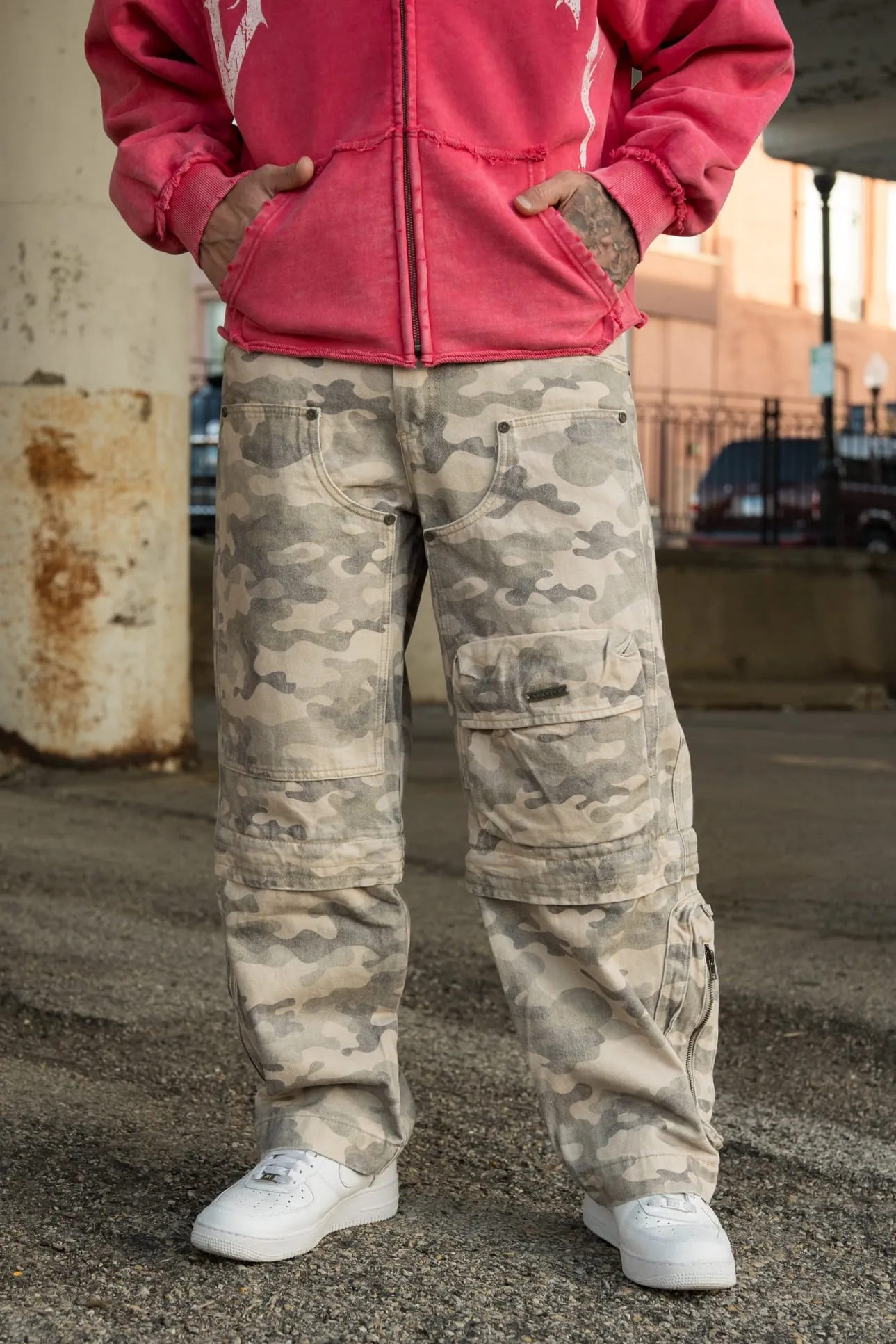 6006 - Cargo Rave Pants sold by YoungLA product image thumbnail 2