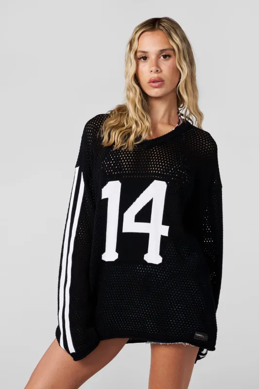 W4001 Crochet Jersey made by YoungLA