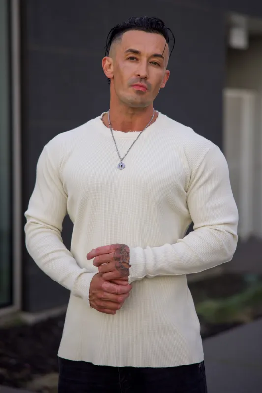 8094 - Tailored Waffle Longsleeves made by YoungLA
