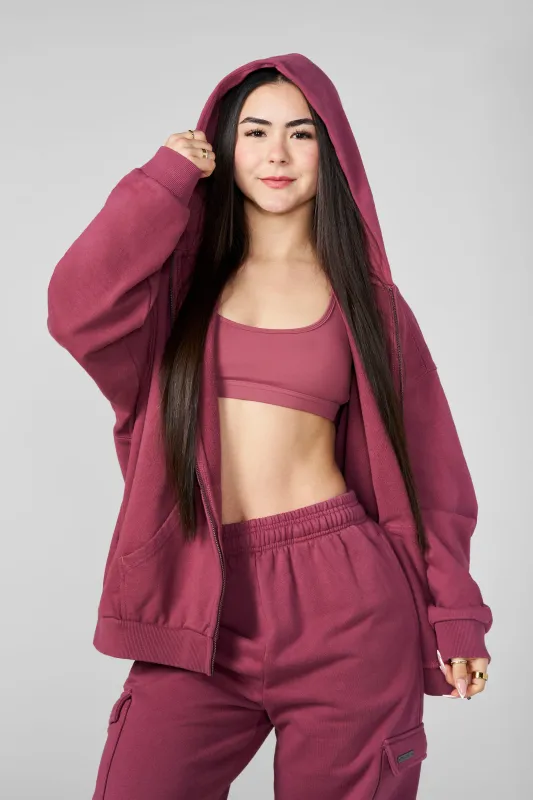 W5215 - Kove Zip Hoodie made by YoungLA