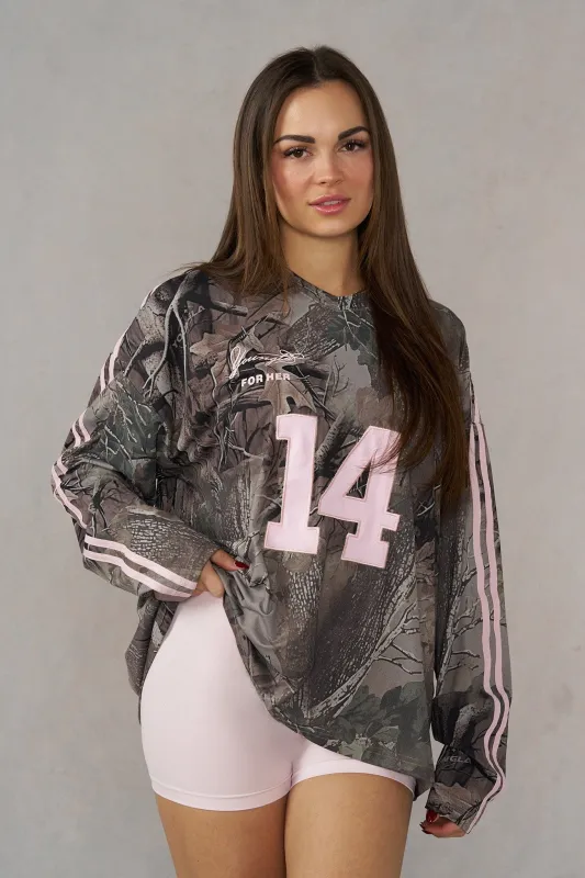 W4302 - Camo Longsleeve Jersey made by YoungLA