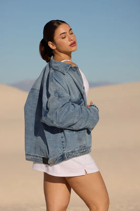W5165 - Selena Denim Jacket made by YoungLA
