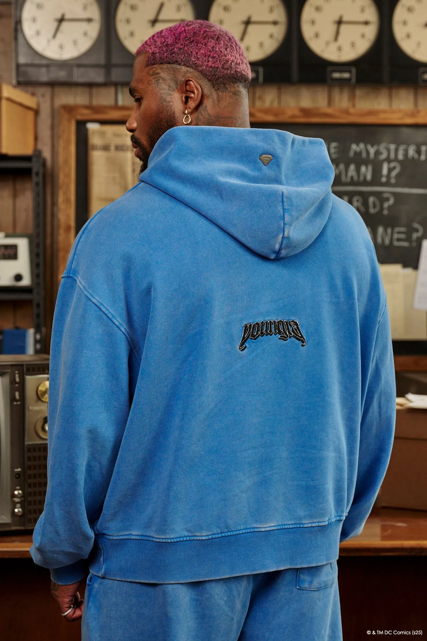 5079 - Superman Legacy Hoodies sold by YoungLA product image thumbnail 4