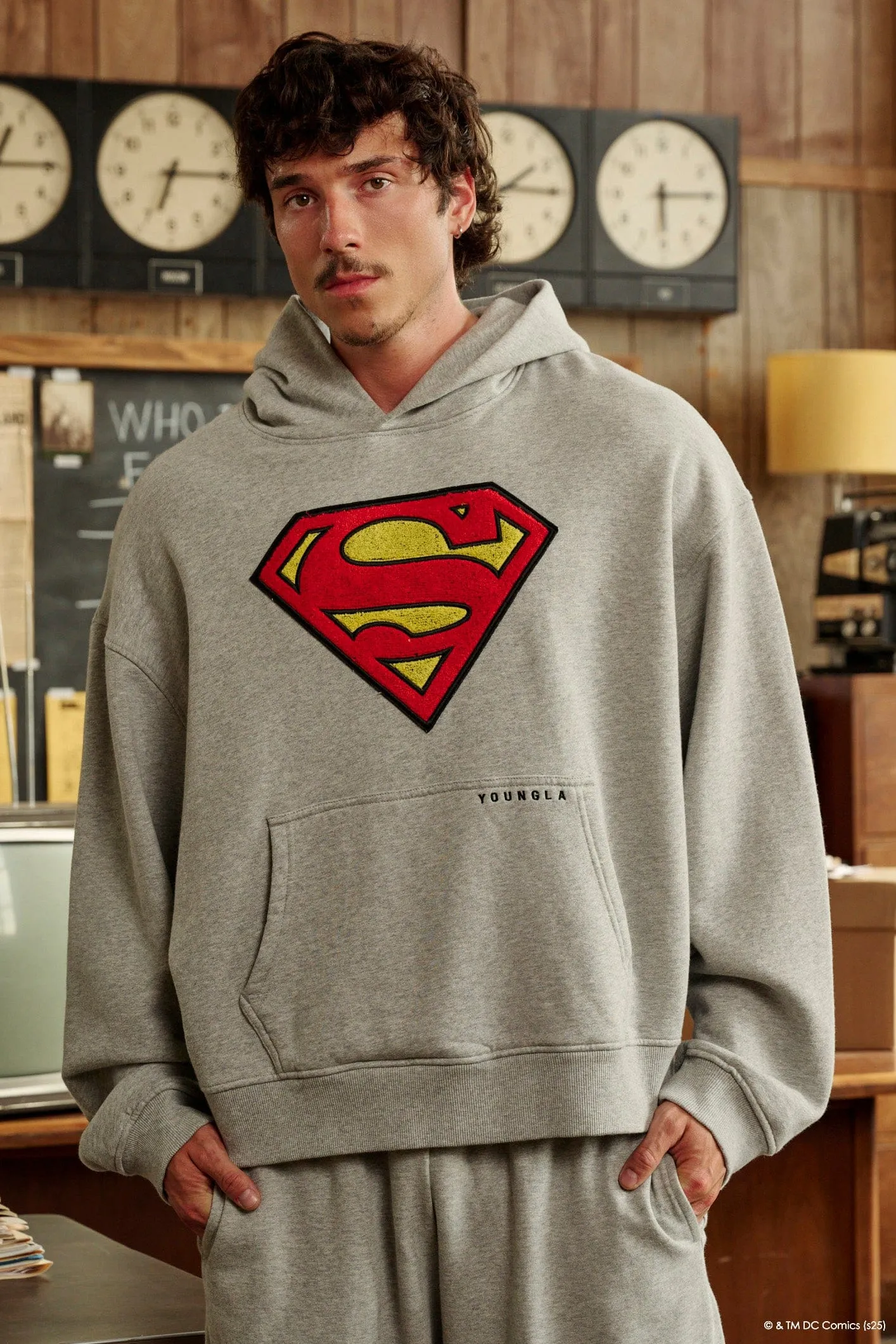 5079 - Superman Legacy Hoodies sold by YoungLA product image thumbnail 3