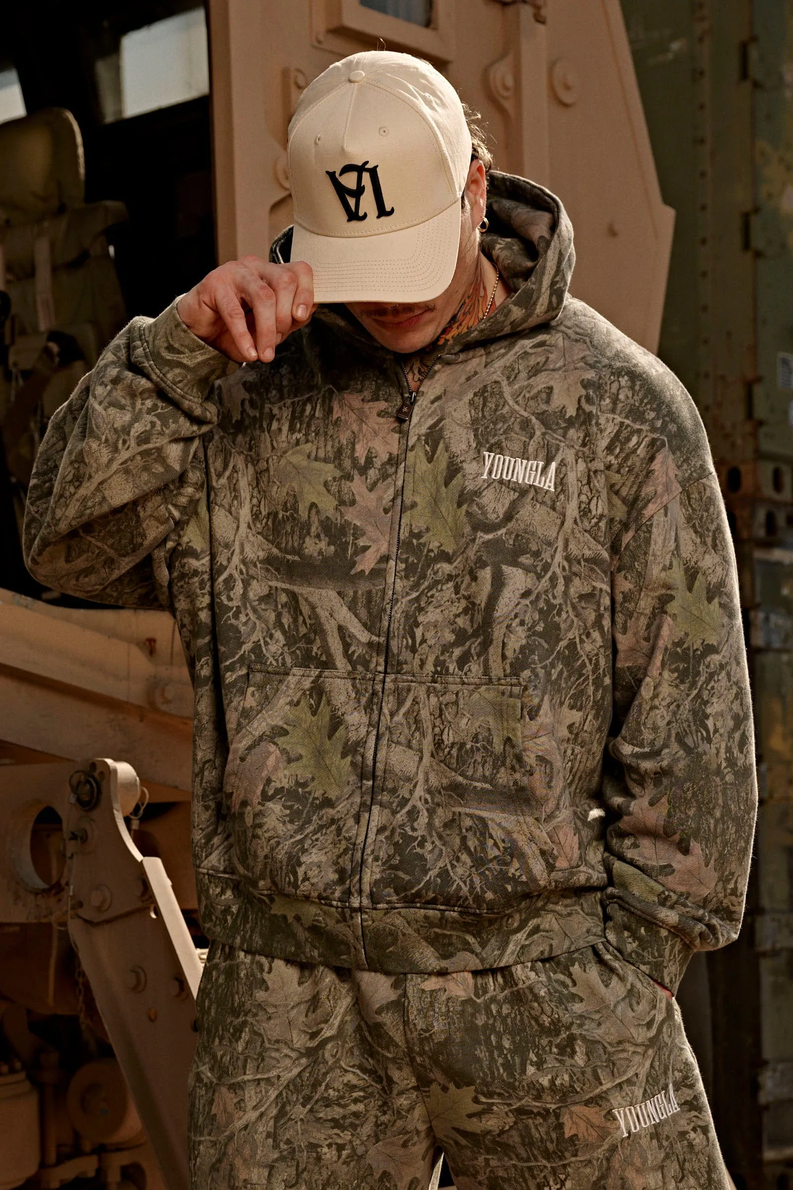 5062 - Heritage Zip-Up Hoodies sold by YoungLA product image thumbnail 2