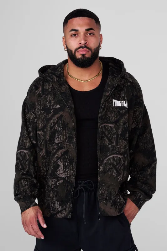 5062 - Heritage Zip-Up Hoodies made by YoungLA