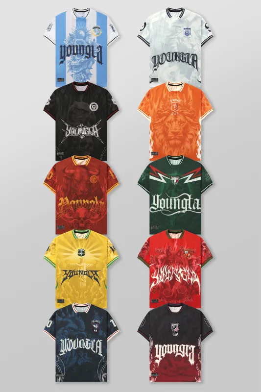 4215 - International Football Jerseys made by YoungLA
