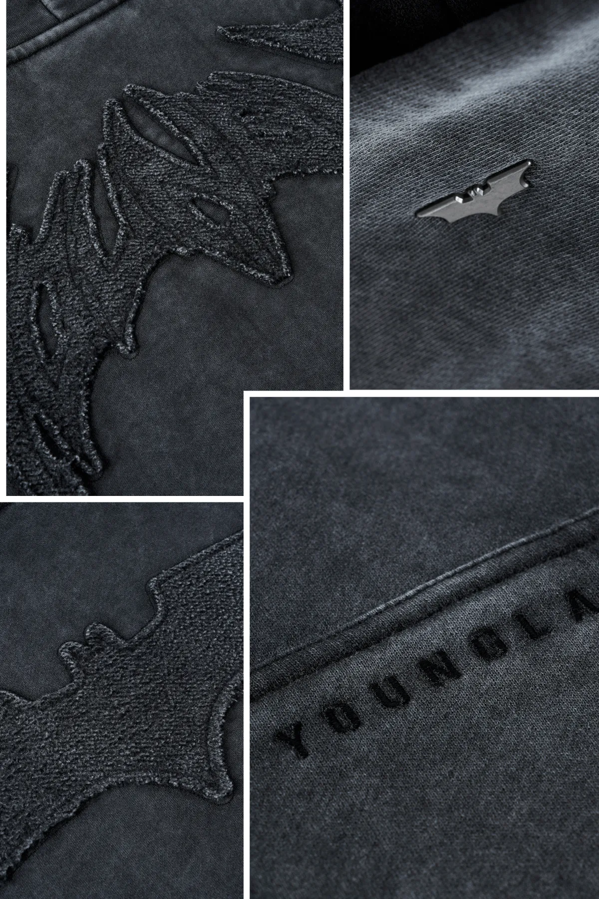 5173 - Batman Stealth Hoodies sold by YoungLA product image thumbnail 5