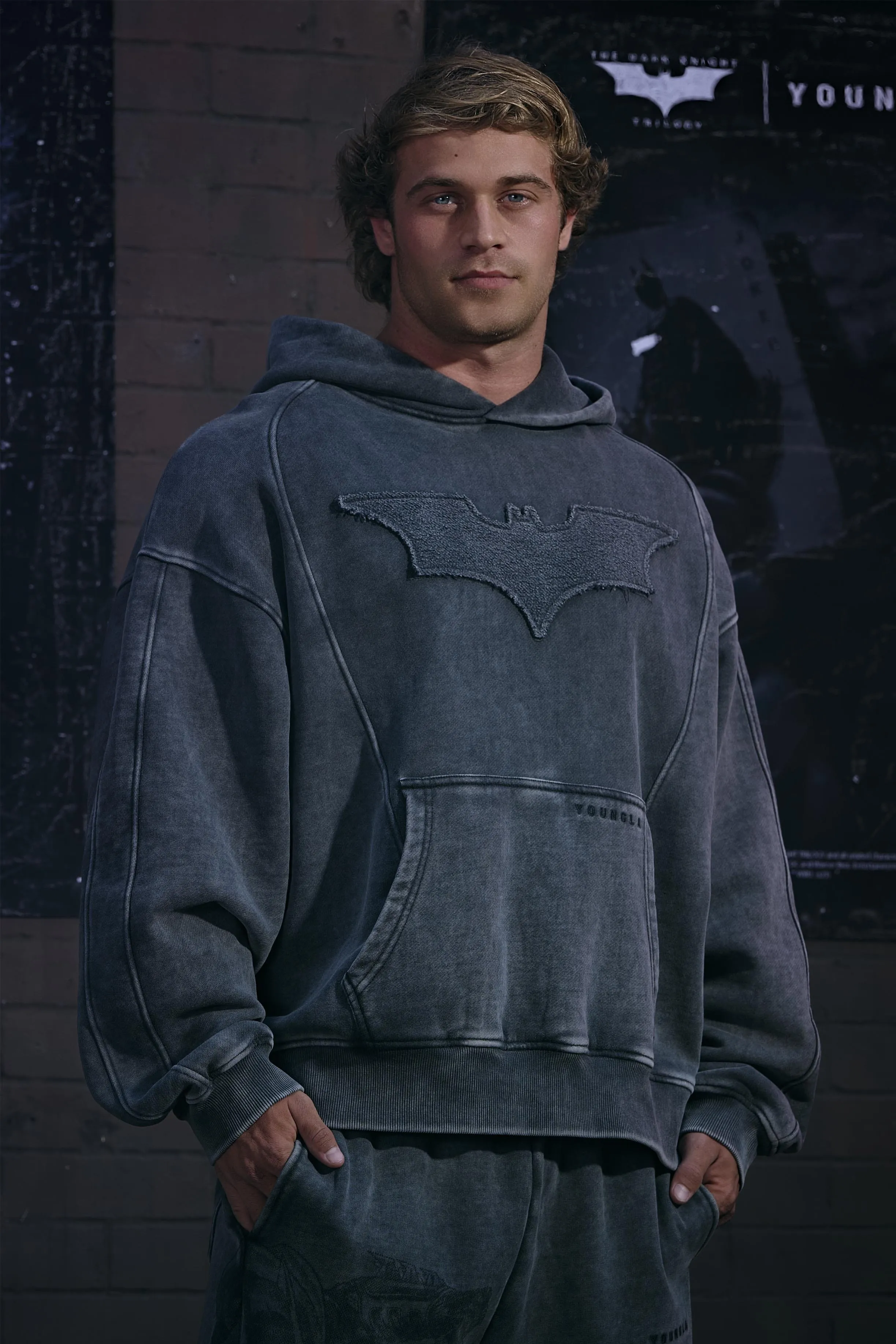 5173 - Batman Stealth Hoodies sold by YoungLA product image thumbnail 2