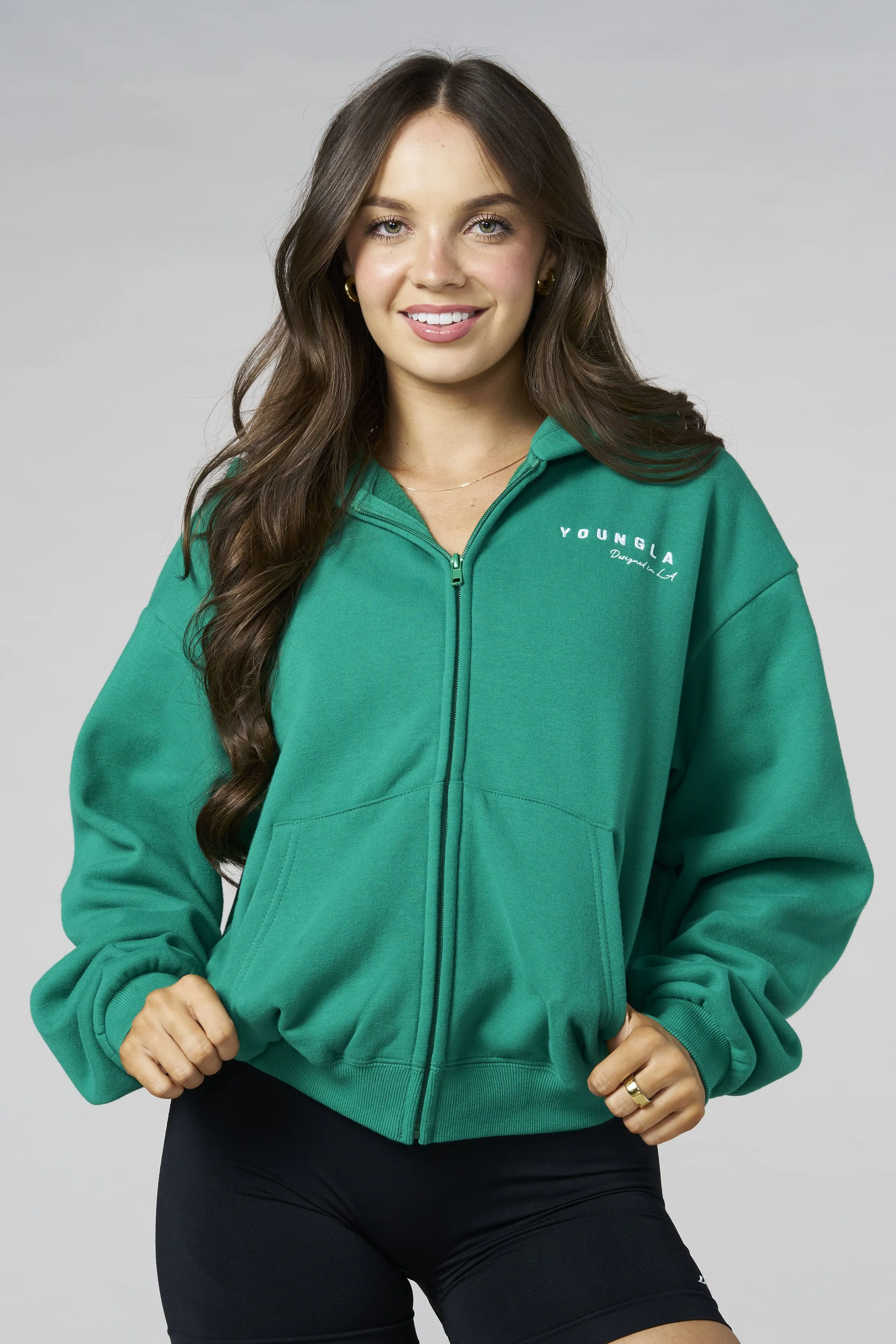W5238 Comfort Zip Hoodie sold by YoungLA product image thumbnail 4