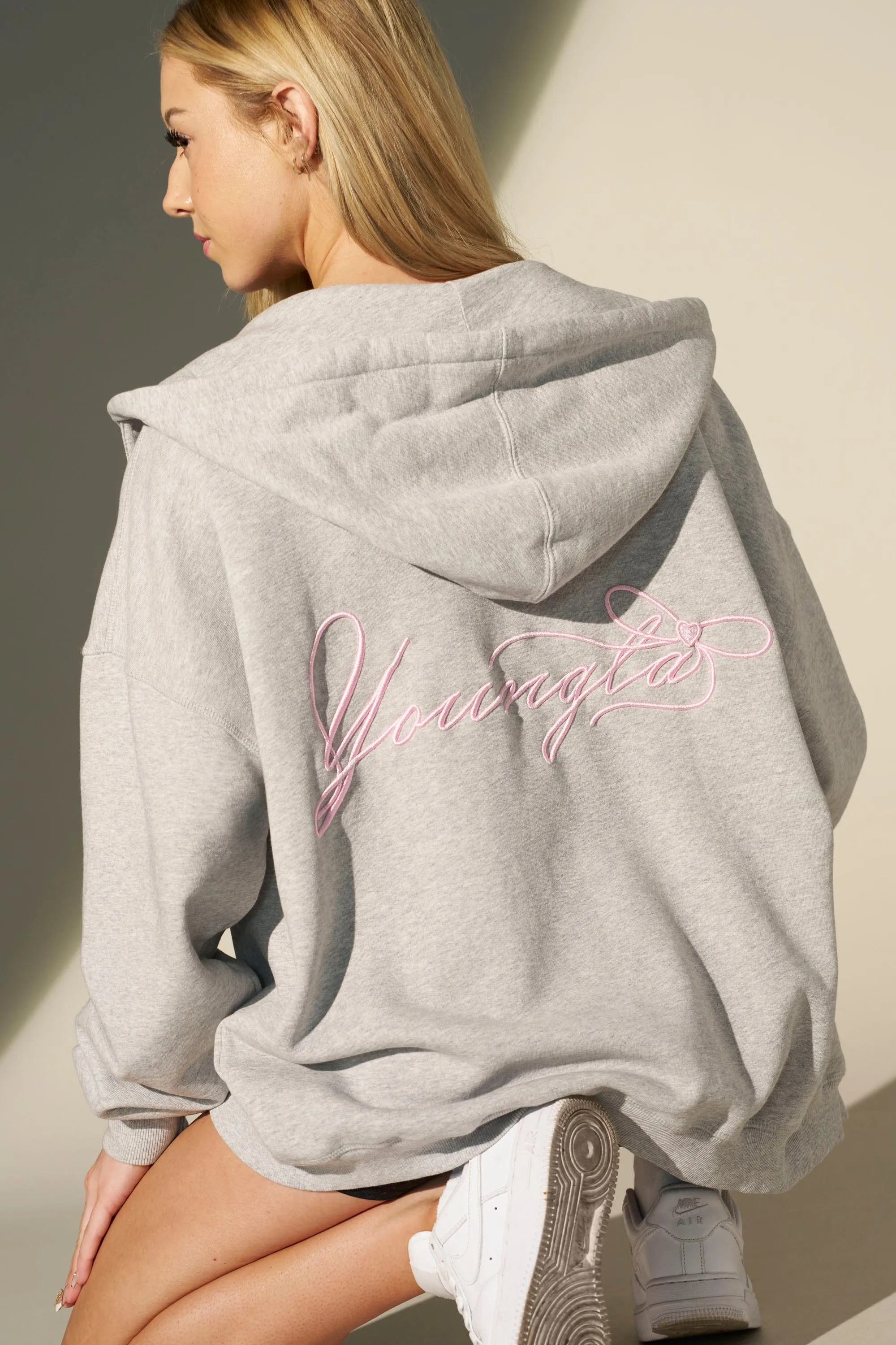 W533 Flashback Zip Hoodie sold by YoungLA