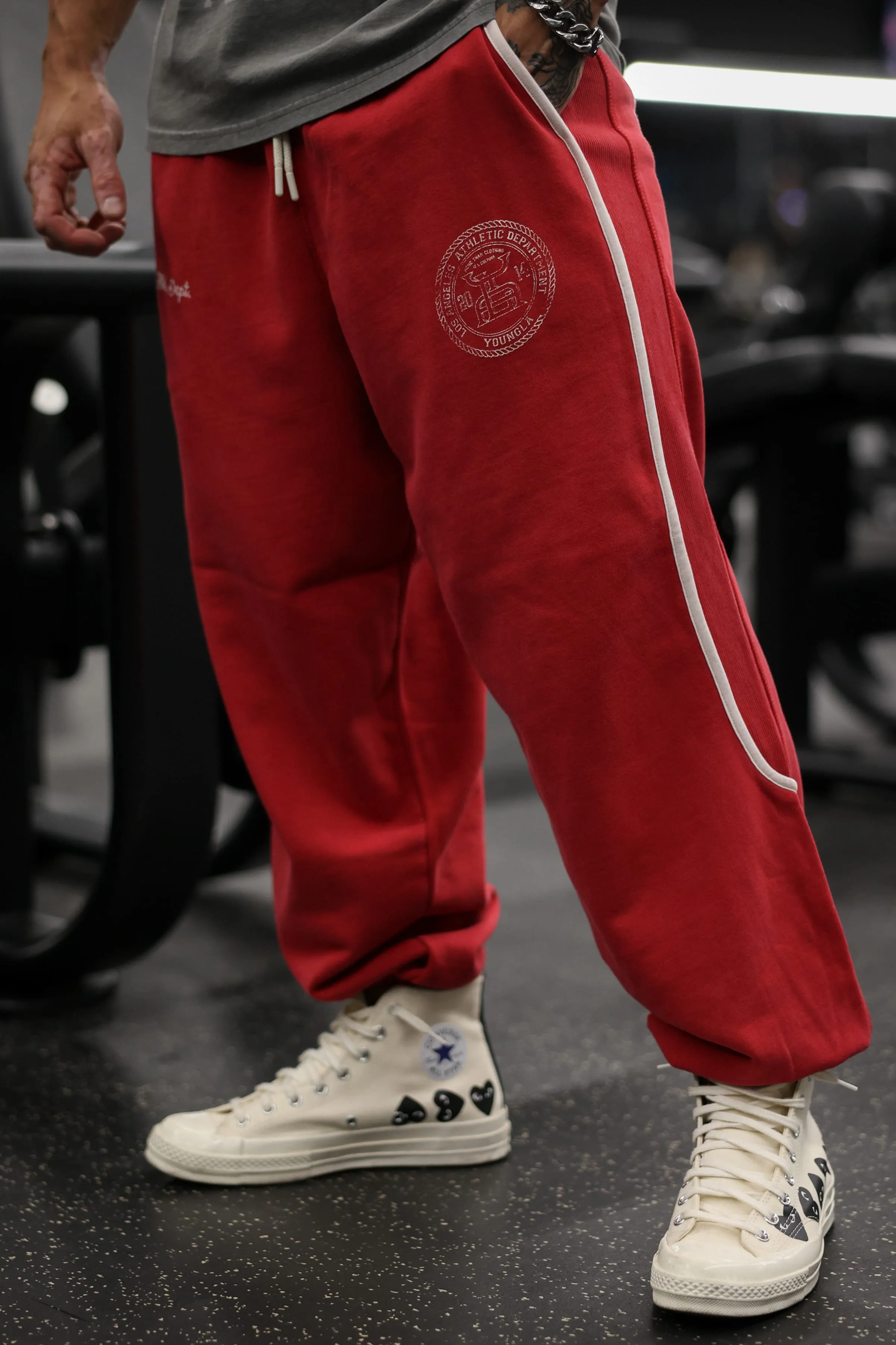 2176 - Golden Era Piping Joggers sold by YoungLA product image thumbnail 3