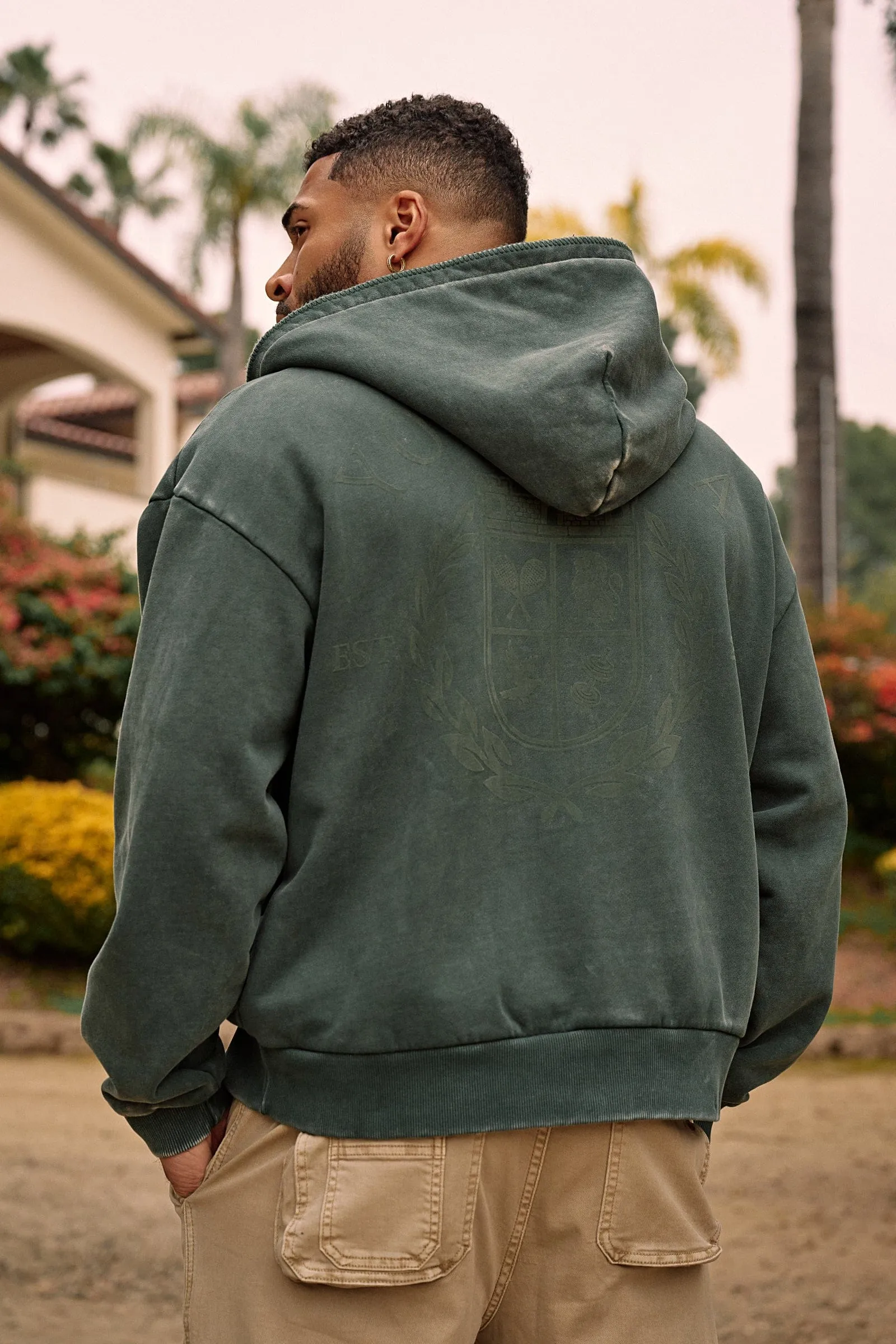 5169 - Old Money Quarter-Zip Hoodies sold by YoungLA product image thumbnail 2