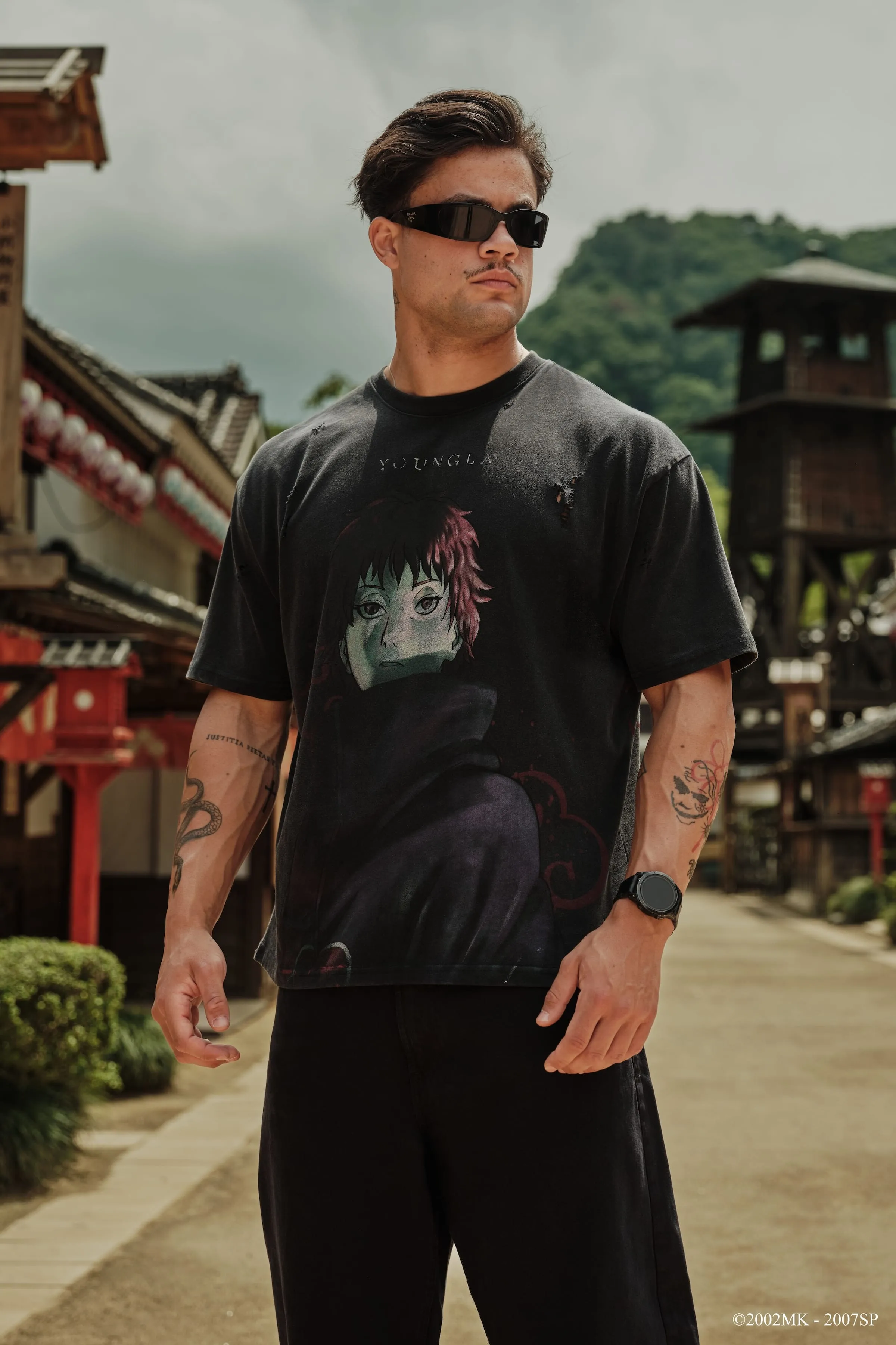 4318 - Naruto Distressed Tees sold by YoungLA product image thumbnail 4