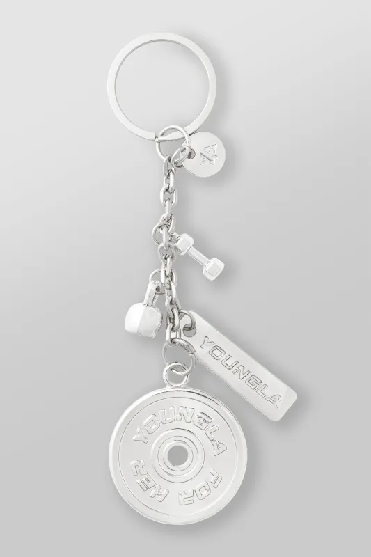 W6130 - Metal Gym Keychain made by YoungLA