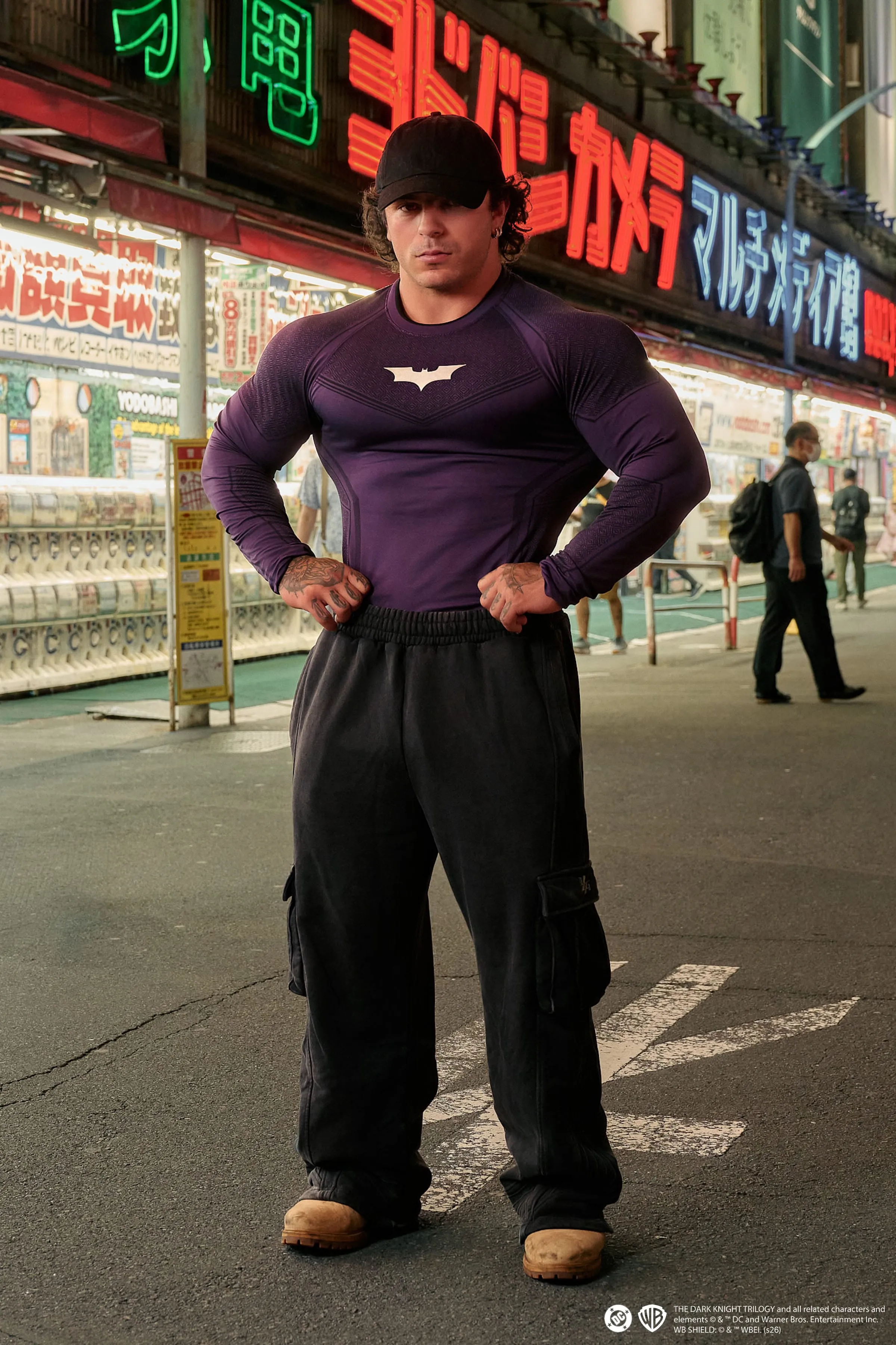 8004 - Batman Compression Longsleeves - Purple Limited Edition - August 27th sold by YoungLA product image thumbnail 2